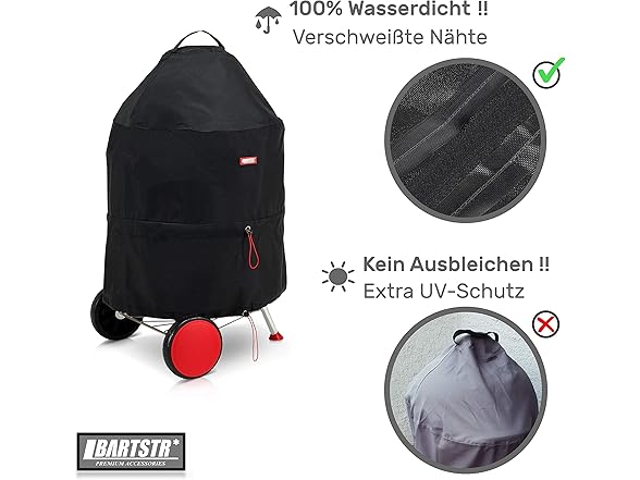 Heavy Duty BBQ Grill Cover 28 Inch