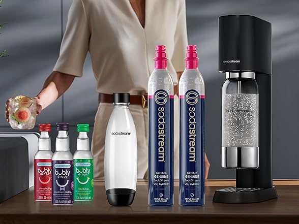 (NEW) SodaStream 1013611011 Pack of 2 Enso Sparkling Water