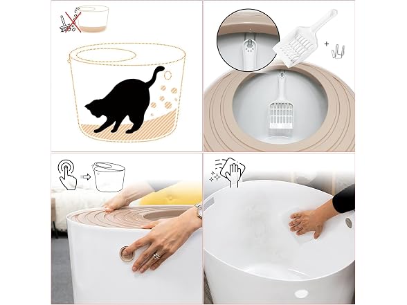 Iris Ohyama, Cat Litter Box, Closed cat Toil