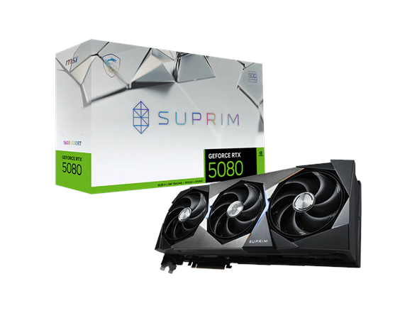 MSI GeForce RTX 5080 16G SUPRIM SOC