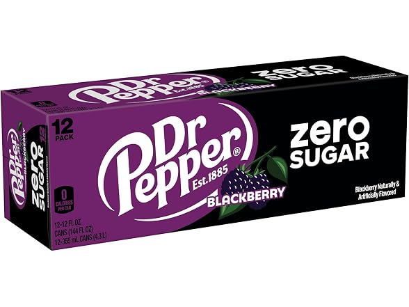 Dr. Pepper Blackberry Zero Sugar 12oz 12pk
