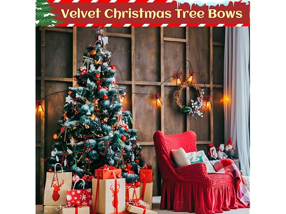 NONSTOP Red Velvet Ribbon Bows