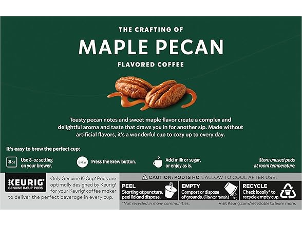 Starbucks Starbucks Coffee K-Cup Pods, Maple Pecan