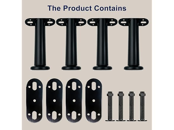 IBGUC Adjustable Height Bed Support Legs