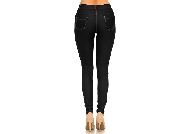 Yelete Women (S) Basic Five Pocket Pants Black