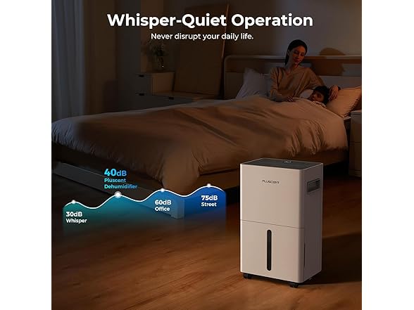 PLUSCENT Dehumidifier for Basement