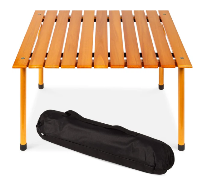 SONICGRACE All Purpose Foldable Wooden Table - Gallery 12