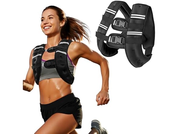 Zikopomi 10Lb Weighted Vest with Two