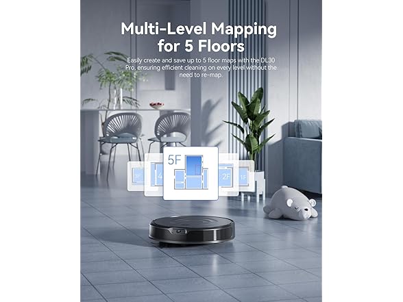 Kokaidia Robot Vacuum and Mop Combo
