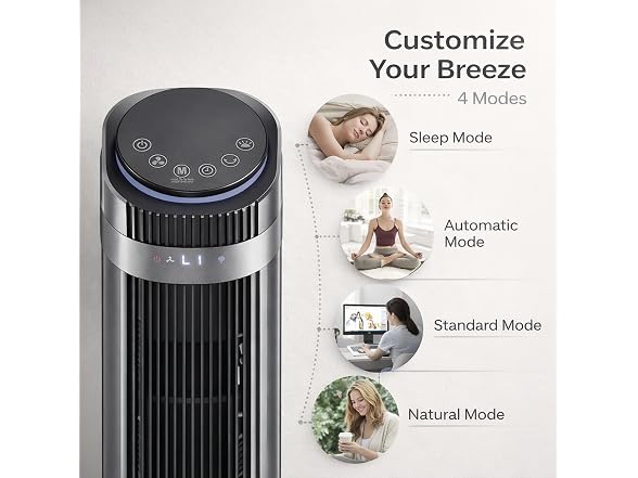 Zoolati Tower Fan for Bedroom