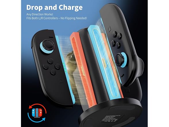 AceGamer 4-in-1 NS2 Joy-Con Charger
