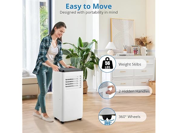 GarveeLife 10,000 BTU Portable AC Up to 450 Sq.Ft