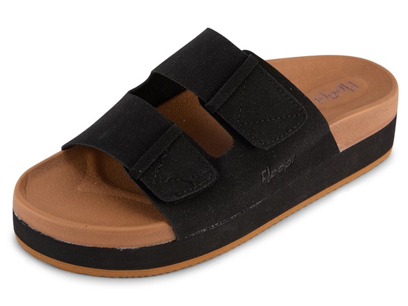 Floopi Womens Microsuede Wedge Slide
