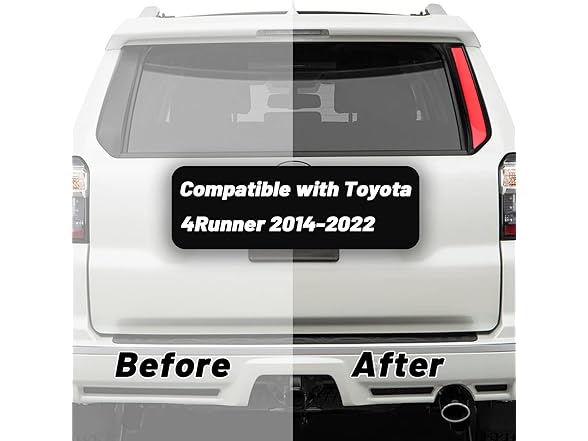 Red LED Rear Trunk Pillar Tail Light