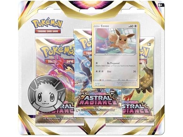 Pokemon TCG: Sword & Shield - Astral Radiance Three-Booster Blister