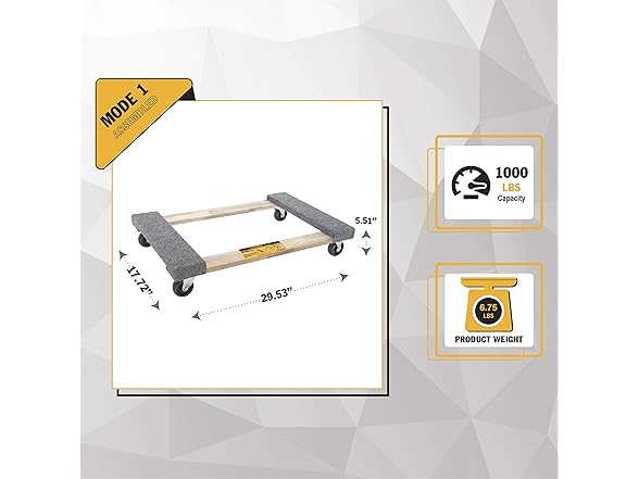 Olympia Tools Furniture Dolly 1000lb