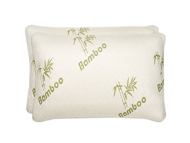 $31.99, Was $69.99, 54% Off! Rayon From Bamboo Memory Foam Pillow 2PK dealfomo