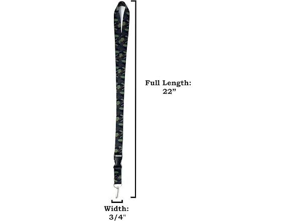 Vinylcation Camo Lanyard Keychain and