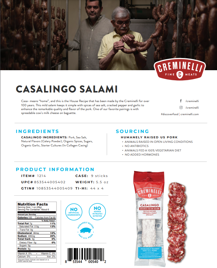 Creminelli Classic Salami 4 Pack - Gallery 12