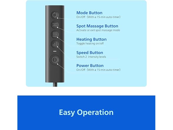 PHILIPS Back Massager with Heat