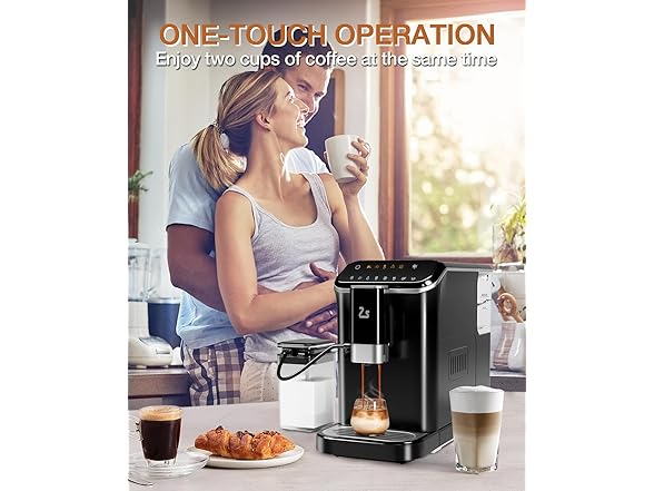 Zstar Fully Automatic Espresso Machine with Automatic Milk Frother
