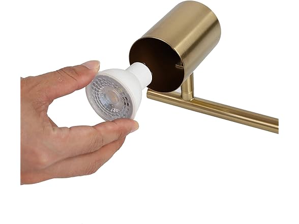 4-Light Track Lighting Kit, Gold Ceiling Light