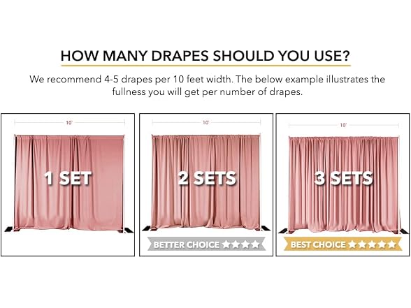 AK TRADING CO. IFR Polyester Backdrop Drapes