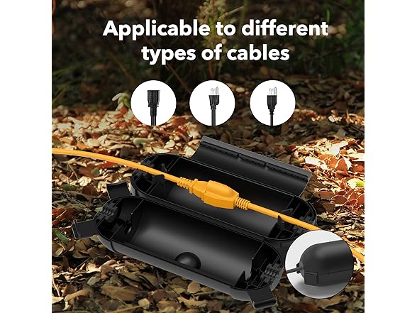 BN-LINK B0CX1K9XY4 [2 Pack] Outdoor Extension Cord Safety 