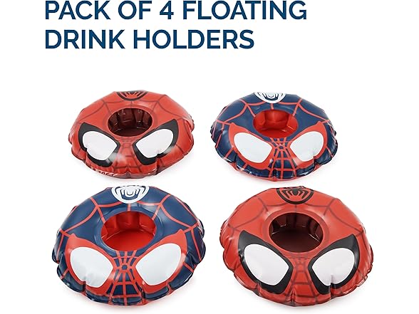 Swimways Marvel Spidey Floating Drink Holders