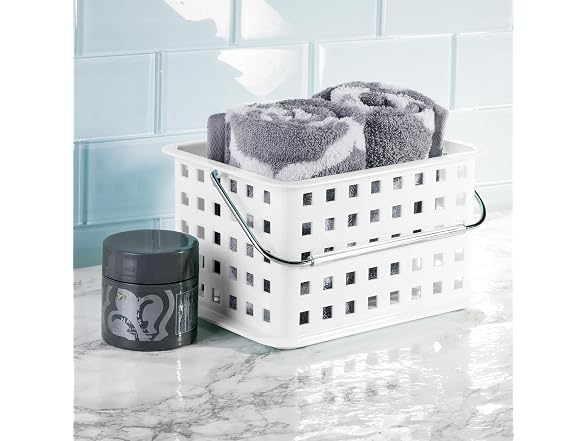 iDesign Portable Shower Caddy Basket with Handle