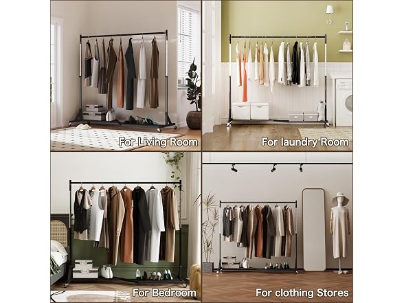 walnest Heavy-Duty Adjustable Garment Rack 
