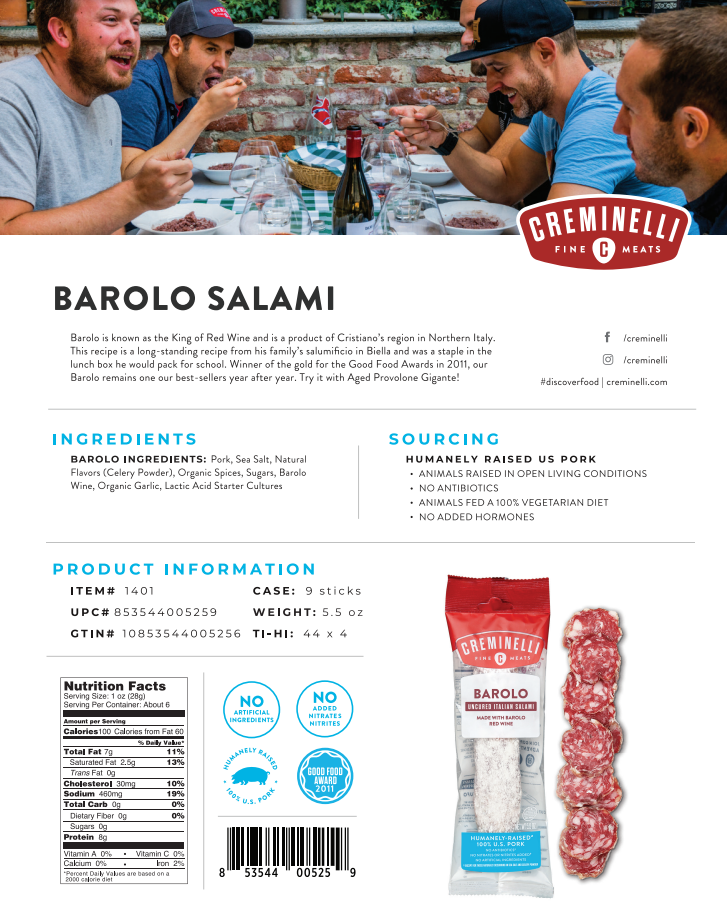 Creminelli Premium Salami 4 Pack - Gallery 14