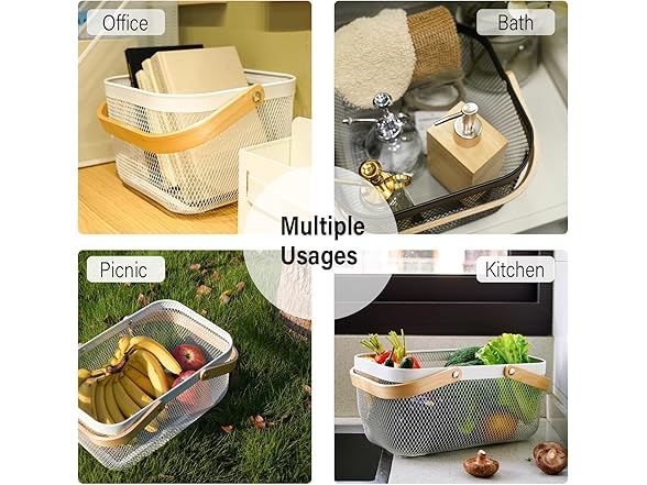 Metal Mesh Steel Harvest Basket