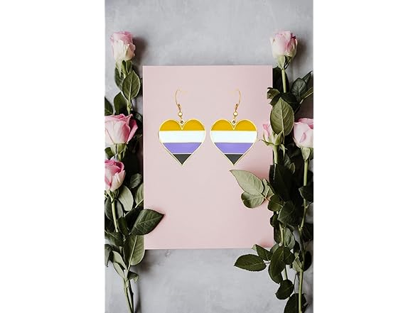 COLDDOX Heart Shape Dangle Earrings