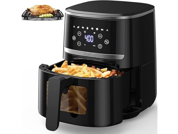 Adoolla Air Fryer Oven 5 Qt Large
