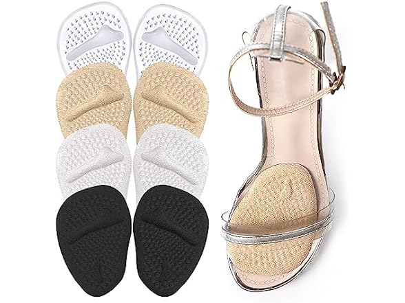 Metatarsal Pads, Forefoot Inserts for Women