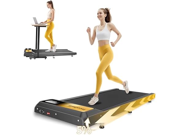 Compact Walking Treadmill Under Desk 2.5HP