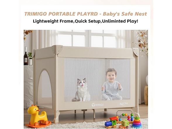 Portable Baby Playard& Playpen