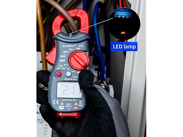 CAXIELLY Digital Clamp Meter Multimeter