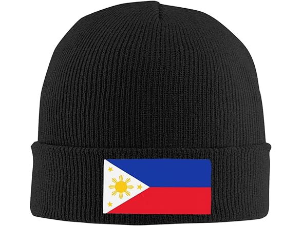 PRTYABS Cute Philippines Flag Beanie