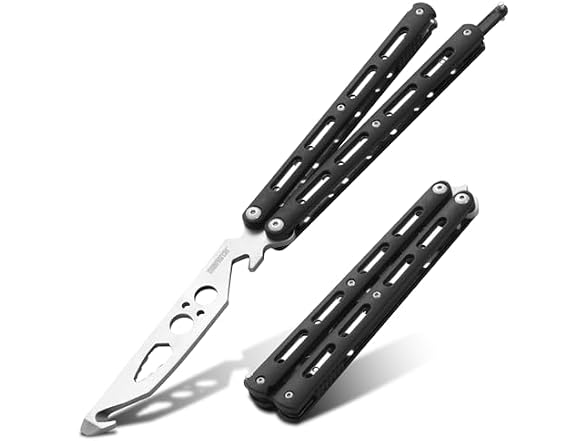 Dispatch Practice Butterfly Knife Black