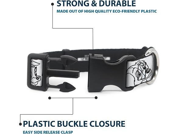 Disney Plastic Clip Dog Collar