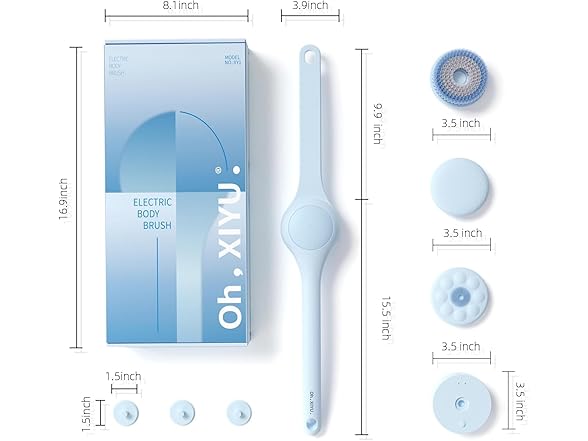 Oh,XIYU. Electric Body Brush Scrubber