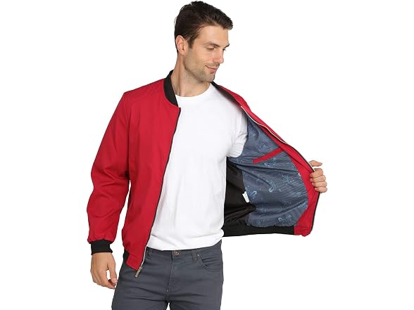 Wulful Men (M) Casual Lightweight Windbreaker