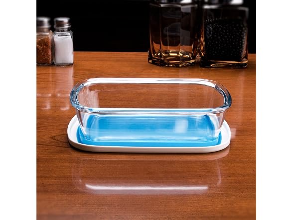 Glass Container with Plastic lid (3-Quart Rectangular)