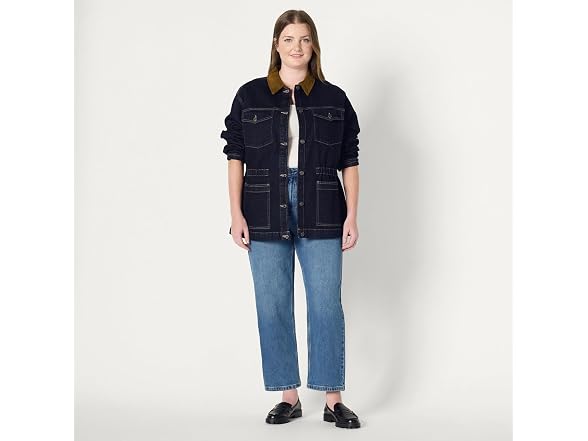 Amazon Essentials Women Stretch Cinched Jacket
