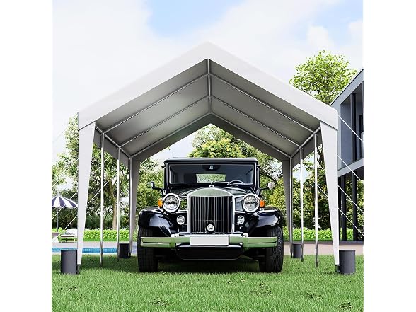 Carport, 10x20 ft Heavy Duty Car Canopy Garage