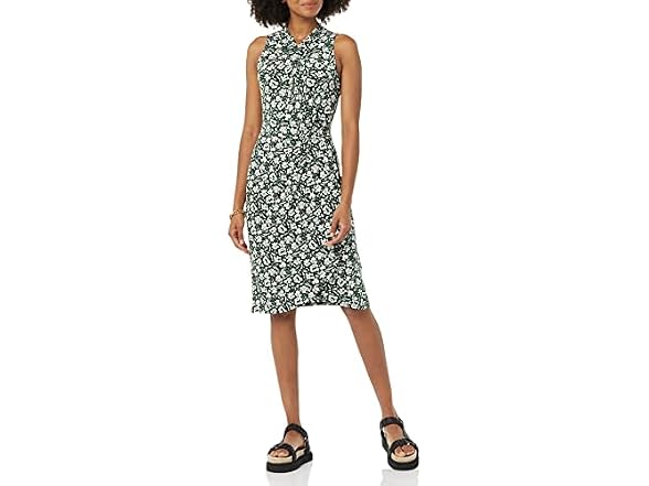 Amazon Essentials Women Sleeveless Crossover Dress