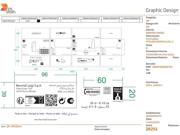 Rocco Bormioli Ypsilon 25070M04 Carafe