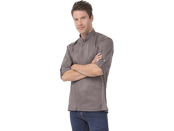 Chef Works Men's Hartford Chef Coat (L)